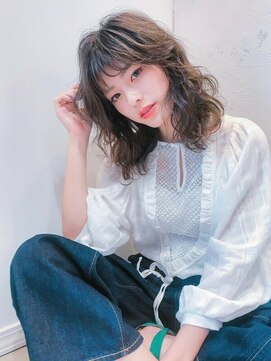 エムスラッシュ たまプラーザ(M.SLASH) ■抜け感フリンジウェーブくびれヘアM.SLASHたまプラーザ8-4★