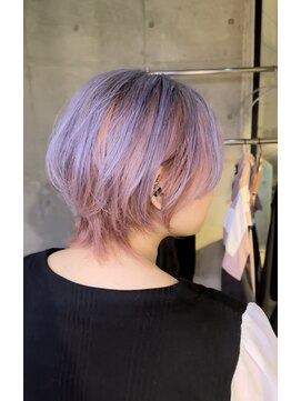 スリールヘアー(suri-ru hair) ☆アンブレラカラー×ショートウルフ☆（担当中原 トモヒロ）