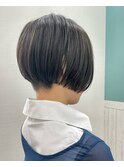 大人可愛い30代40代50ショートボブショート丸みショート