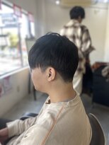 ソイクフ 高田馬場店(SOY-KUFU) MEN’S HAIR ストレートパーマアッシュブラック