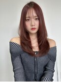 ハイライトカラーグレージュベージュケアブリーチダブルカラー