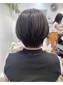 【松戸　石山】大人可愛いくびれショート透明感カラー