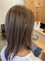 ヘアーフリーティー Hair freety 白髪ぼかし&レイヤーカット#袋井駅#愛野駅#白髪ぼかし