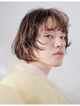 シアン ヘア デザイン(cyan hair design) 【cyan】顔まわりレイヤーボブ