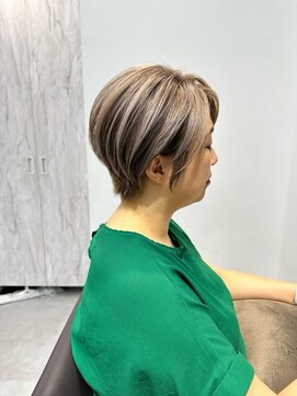 ネイロ 北千住(NeiRo) 大人ショートボブ丸みショートカットマッシュショート前髪あり