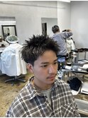 刈り上げスパイキーショート