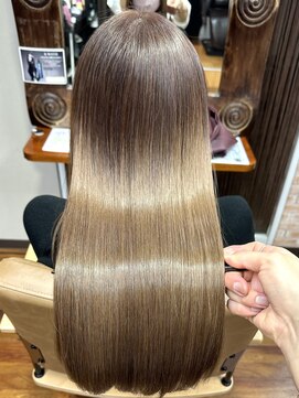 ハーシーバイアポロ 相模大野(HERSHE by apollo) 髪質改善縮毛矯正,レイヤー,縮毛矯正,白髪ぼかしハイライト.白髪