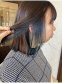 インナーカラーボブ♪