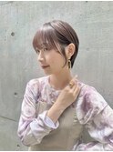 大人ショートボブ 20代30代40代ヘア 小顔