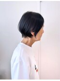 ミニウルフ上品フォルムの大人ショートボブ