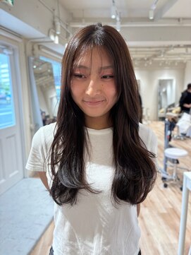 カナージュ(Canage) くびれヘア赤みのあるブラウンカラー☆8/30