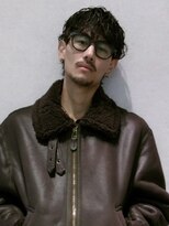 ノイ(noi) センターパートニュアンスパーマ刈り上げツーブロックメンズヘア