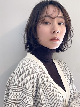 サーカス バイ ビュートリアム 青山(CIRCUS by BEAUTRIUM) 30代40代50代 ボブ ミニボブ ニュアンスパーマ ゆるふわ