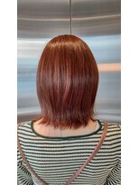 オーガニック リブ 川越(organic+live)&nbsp;◎秋カラー！大人可愛いオレンジ外ハネボブ×くびれレイヤー