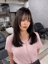 ハーシーバイアポロ 相模大野(HERSHE by apollo) ミディアムヘア/暗めカラー/グランマッシュ/レイヤーカット