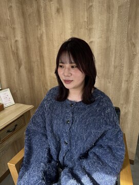 ペグ(Peg) 20代30代40代くびれヘア似合わせカットピンクブラウン