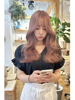 ミモザワークス ヘアアレンジ ピンクラベンダーベージュ