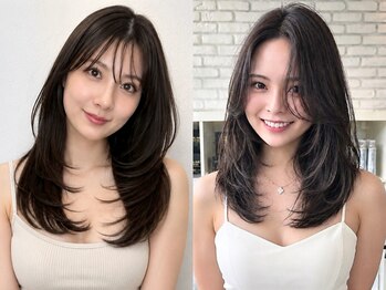 ディフィーノ 青山(DIFINO)の写真/《2回目来店時メンテ無料》ワンカールで可愛い顔周りカット/レイヤーカット◎カミカリスマ受賞サロン