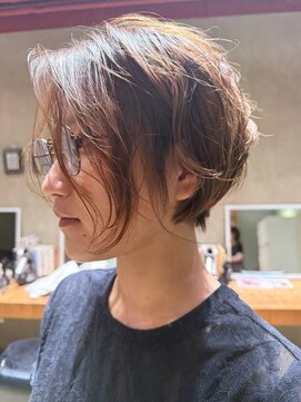 ナチュラル ヘアーデザイニング(Natural hair designing) この抜け感がたまらない！無造作に揺れる色っぽハンサムショート