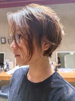 ナチュラル ヘアーデザイニング(Natural hair designing) この抜け感がたまらない!無造作に揺れる色っぽハンサムショート