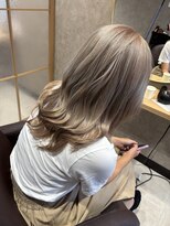 【全席完全個室サロン】ef lien西大寺 × 髪質改善ミルボンAujua認定サロン&nbsp;ホワイトベージュ