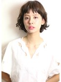 クセ毛風重めボブ