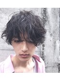 朝露に濡れたような質感がセクシーアンニュイマッシュBelle原宿