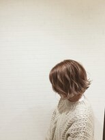 レイフィールド 浜町観光通り店(RAY Field) 切りっぱなしゆるふわボブ×ヌーディーベージュ