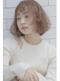 小顔に見えるボブ