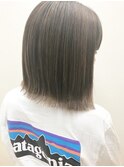 ナチュラルハイライト×外ハネボブ