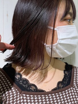 ラ ブランシュ 大宮(La Blanche) 20代30代40代前髪イヤリングカラーイメチェンラベンダーカラー