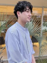 トップヘアー ミカワアンジョウ 安城(TOPHAIR MIKAWA ANJO)&nbsp;爽やかニュアンスパーマ/アッシュブラック/前髪パーマ