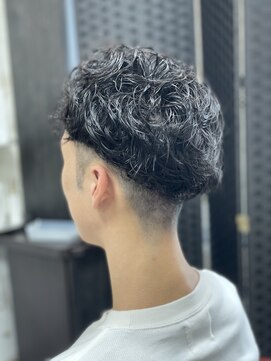 タイズ(Ties) ツイストスパイラルパーマツーブロック/エアリーマッシュ