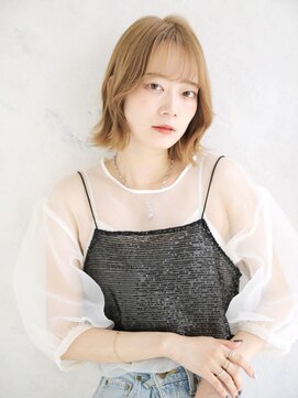 クリスタルマジック 南花田店(CRYSTAL MAGIC) しっとりウエーブボブ