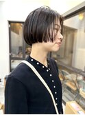 ボブ/切りっぱなしボブ/パーマ落とし/ミニボブ