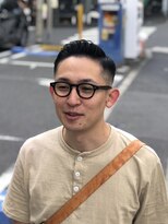 ルドローブラントオオサカ(LUDLOW BLUNT Osaka)&nbsp;【LUDLOW BLUNT】七三分け サイドパート フェードカット