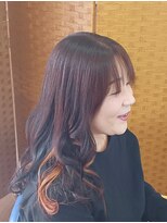 ヘアサロン スリーク(Hair Salon Sleek) オレンジベージュ×カッパーインナー☆