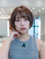 イオ 本厚木(io)&nbsp;20代30代大人美人ショートボブ/ショートヘア/オリーブベージュ