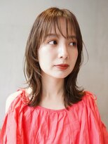ミディアムレイヤーカット/ウルフ/10代20代