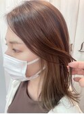 【岡町/インナーカラー】アッシュベージュ/グレージュ