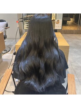 ジーナ 船橋(Zina) 髪質改善*ロングレイヤーグレーベージュ*美髪【Zina船橋】