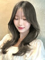 ユニコ(unico)&nbsp;韓国風/レイヤー/小顔/前髪カット/髪質改善/オリーブ/ベージュ