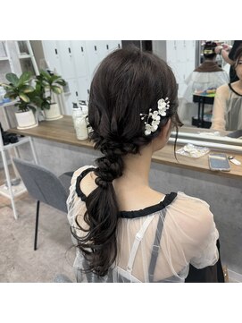 リミットバイアフィナー 大宮店(limit by Afinar) 編みおろしヘア