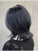 ブルーブラック　ブリーチなし