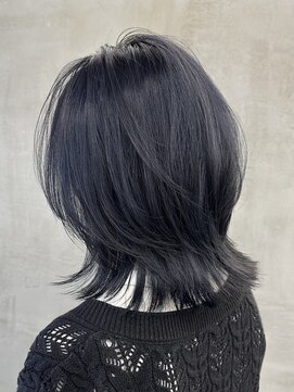 アンバー(UMBER) ブルーブラック　ブリーチなし