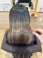 アイライク 南流山(I like...) 縮毛矯正後ドライヤーのみの仕上げ（アイロン、ブローなし）
