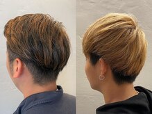 【全頭ブリーチに抵抗がある方へ。】さりげないのに確実に差がつく、デザインメッシュ