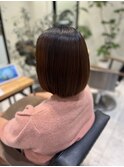 ボブ×縮毛矯正×ツヤ髪【南林間】