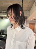 【上田】顔周りレイヤーウルフカットシャギーレイヤー