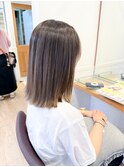 酸性縮毛矯正/グレージュ/大人ボブヘア/美髪【横浜】k